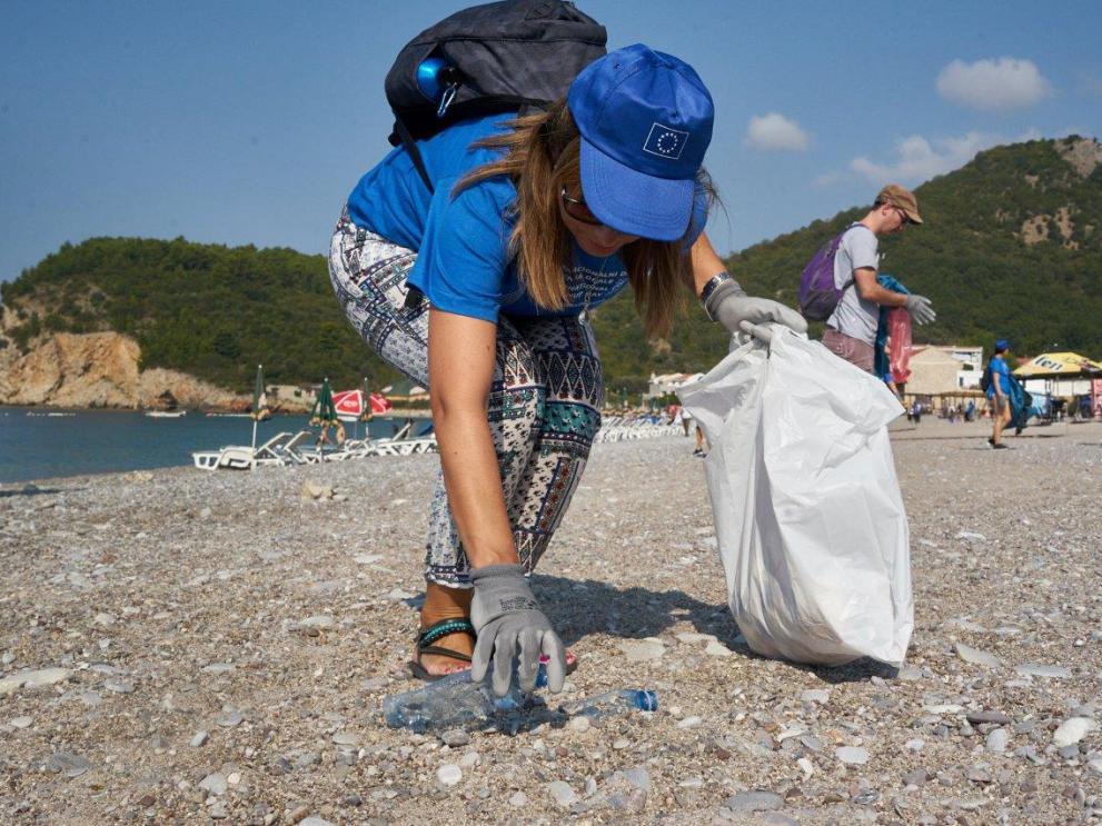 #EUBeachCleanup campaign in Montenegro